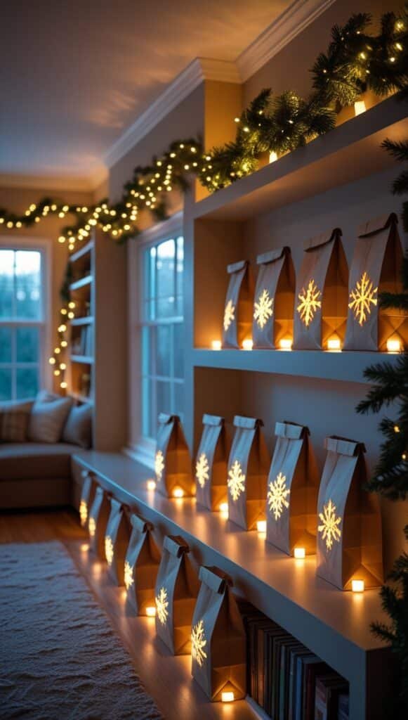Paper Bag Luminaries with a Twist